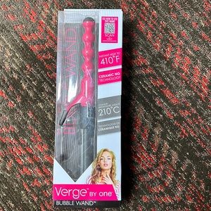 Verge by one bubble wand hair curler